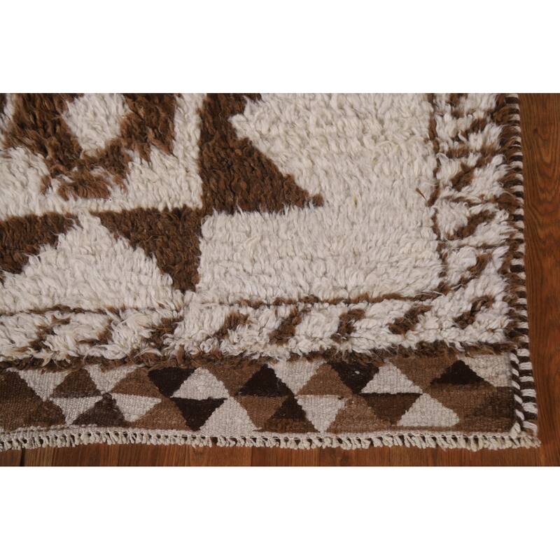Plush Turkish Anatolian Oriental Runner Rug Hand-knotted Wool Carpet - 3'7"x 10'11"