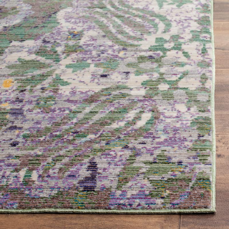 SAFAVIEH Valencia Mertie Distressed Vintage Boho Oriental Polyester Rug