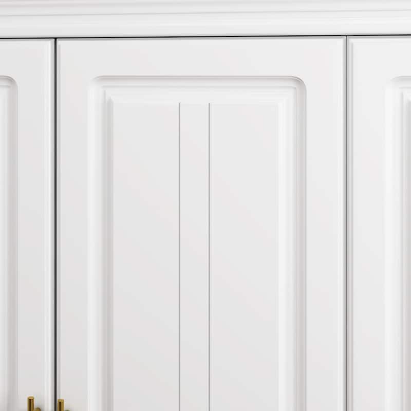 93.9"H/74.2"H Armoires Wardrobe Closet Cabinet Hanging Drawers Storage