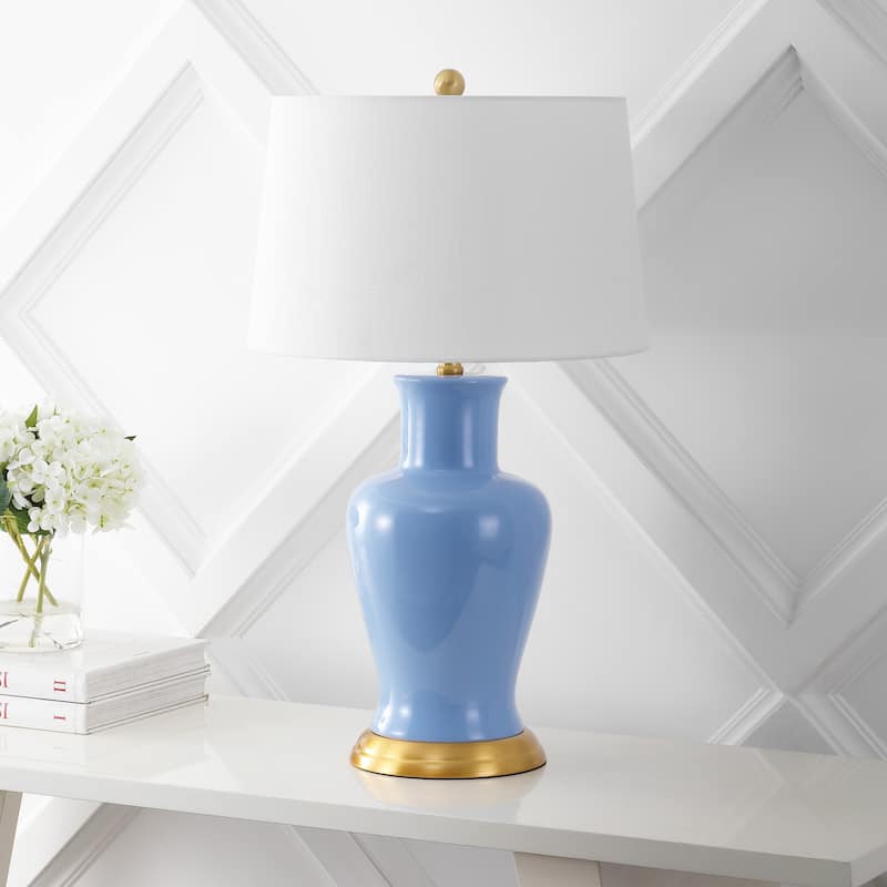 Julia 29" Ceramic LED Table Lamp, by JONATHAN Y