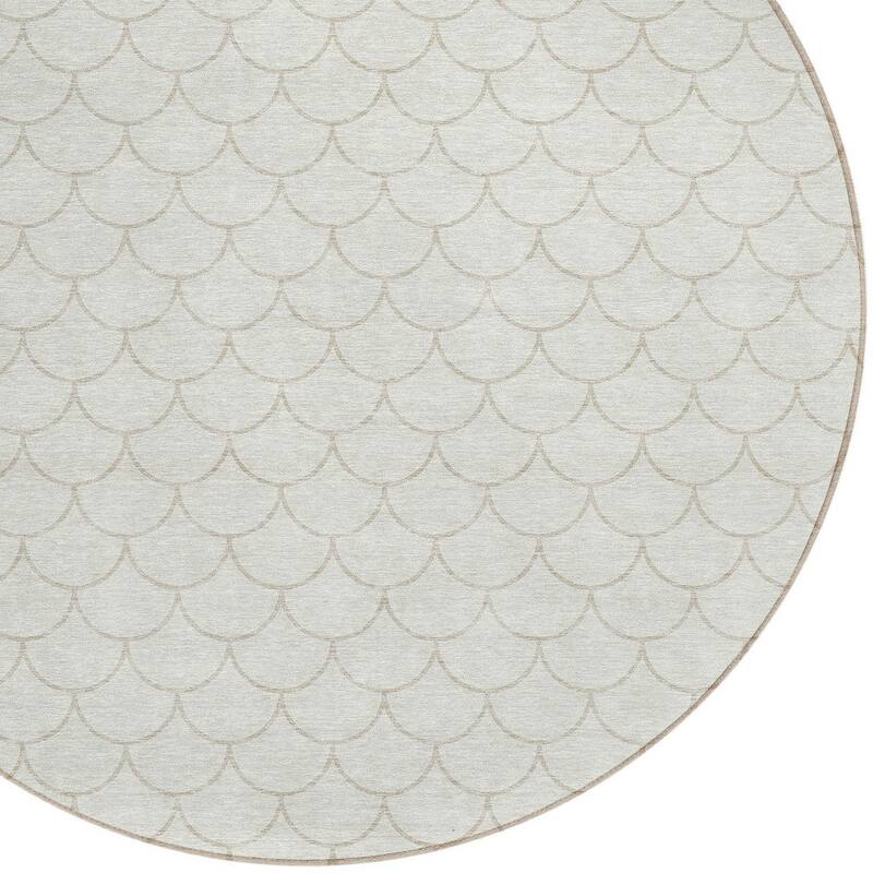 HomeRoots Geometric Transitional Rectangle Outdoor Rug