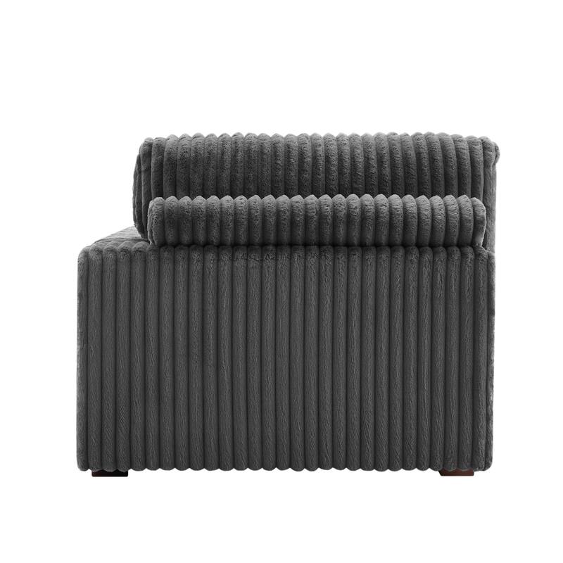Modern Indoor Chaise Lounge Couch with Pillows
