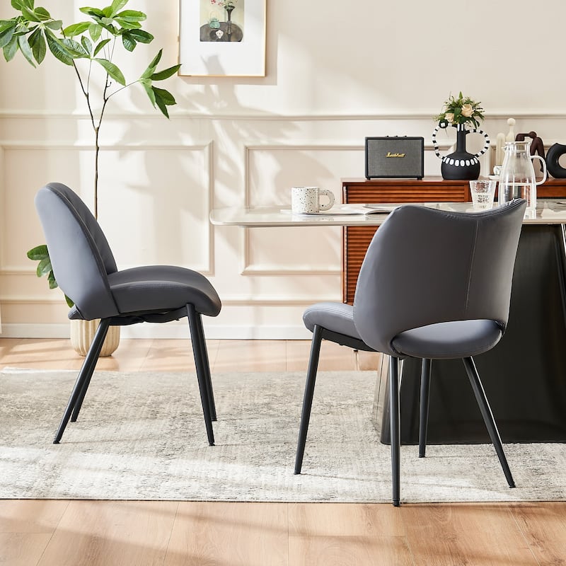 Modern Dining Kitchen Chairs Set of 2 Loads up to 300lbs