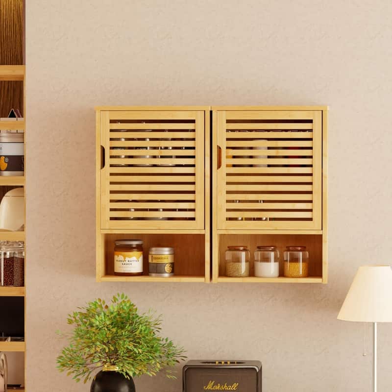 Bathroom Storage Cabinet Wall Mounted - 7.87"D x 15.75"W x 23.62"H