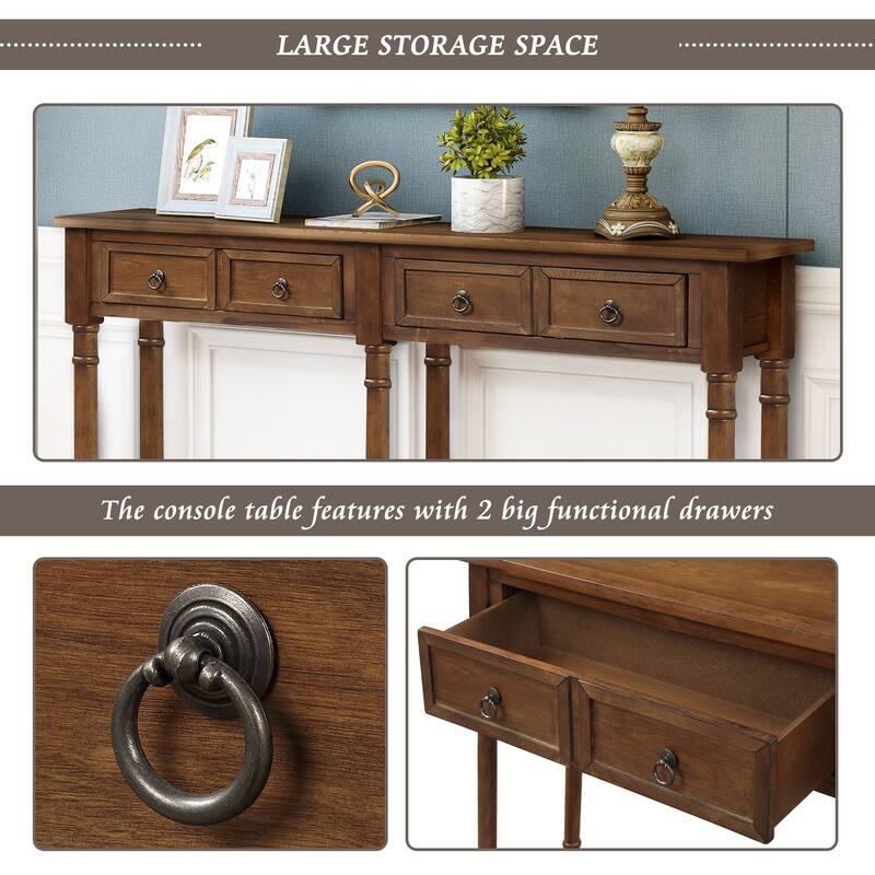 Console Table Sofa Table with Drawers Console Tables