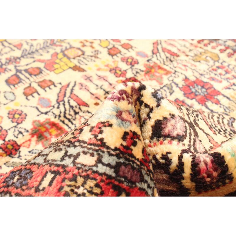 ECARPETGALLERY Hand-knotted Andelz Beige Wool Rug - 2'1 x 8'4