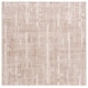 preview thumbnail 7 of 14, SAFAVIEH Whisper Jehanne Modern Abstract Rug 6'7" Square - Beige/Light Beige - Square