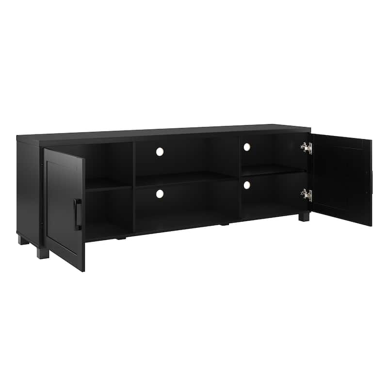 Virlomi TV Stand with Doors, TVs up to 85"