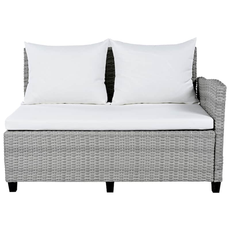 5-Piece Outdoor Patio Rattan Sofa Set