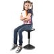 preview thumbnail 5 of 33, Kids Wobble Chair, Active Chair, Wobble Stool Improves Focus, Posture and Calm Children, Ideal for Schools and Home Age 12-18 - Black, Height-Adjustable