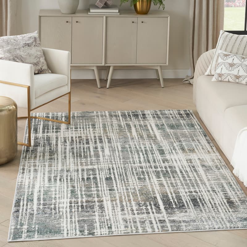 Nourison Illusion Indoor only Abstract Area Rug
