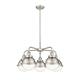 Option Satin Nickel / Brushed Satin Nickel and Clear