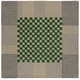 preview thumbnail 22 of 33, SAFAVIEH Handmade Genre Gunbritt Checkered Wool Rug 3' Square - Grey/Green - Square