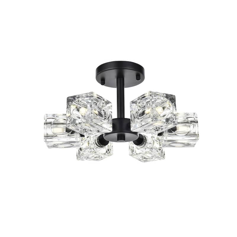 14 inch Flush Mount - Black