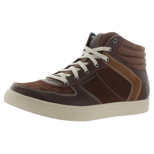 skechers mens high top sneakers