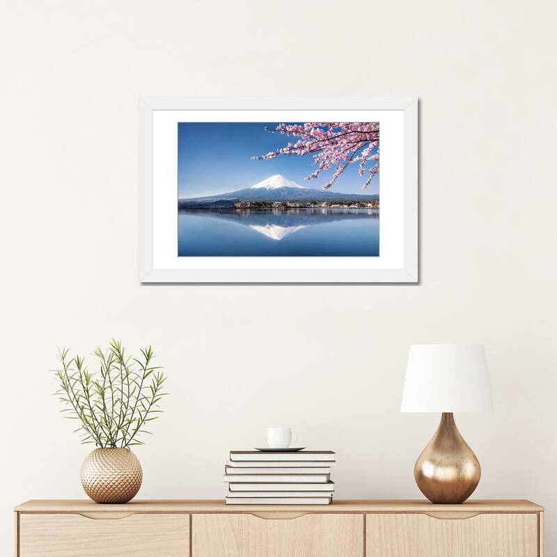 iCanvas "Mount Fuji In Spring" by Jan Becke PFA