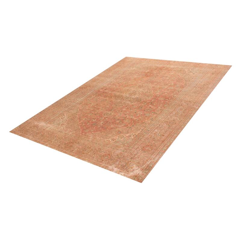ECARPETGALLERY Hand-knotted Antalya Vintage Dark Copper Wool Rug - 9'6 x 13'2