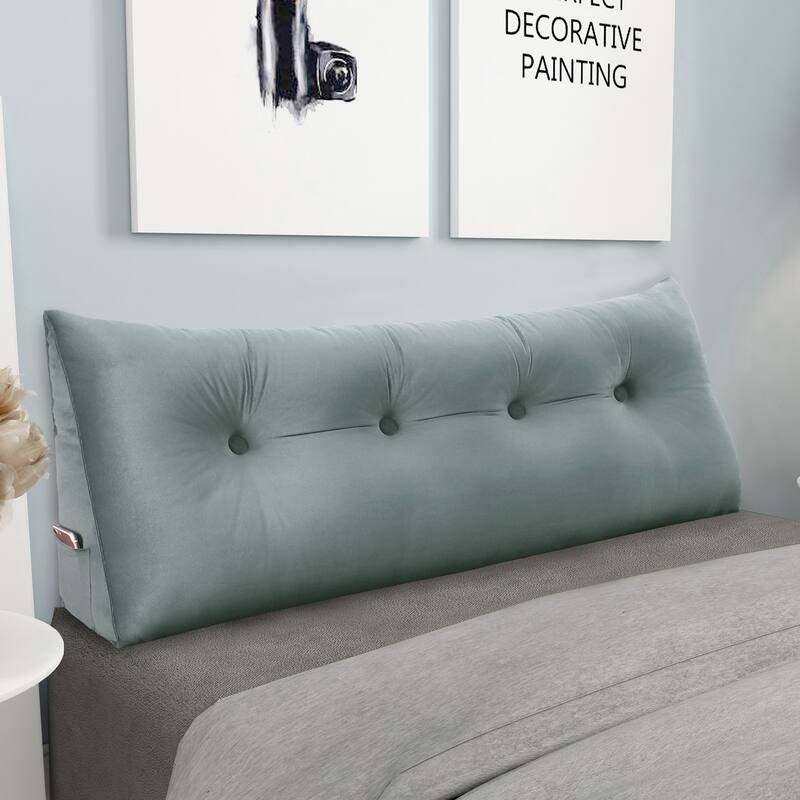 WOWMAX Bed Wedge Bolster Sit Up Reading Pillow Backrest