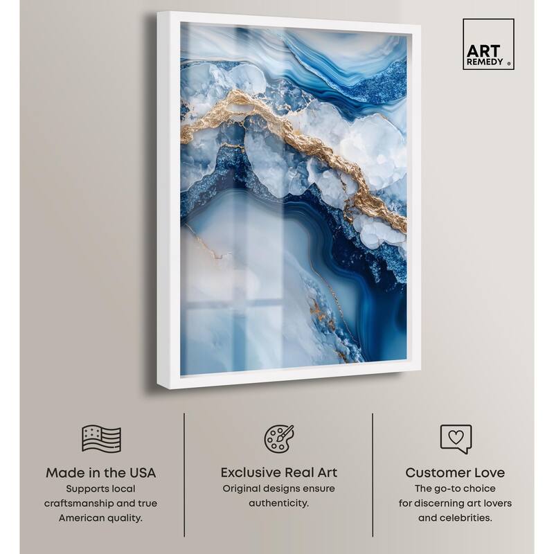 Molten Topaz II Shadowbox by Art Remedy