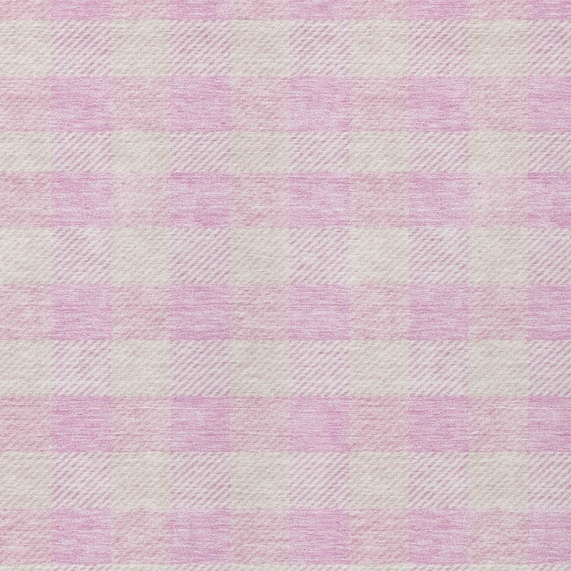 HomeRoots Plaid Transitional Rectangle Outdoor Rug
