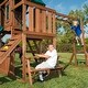 preview thumbnail 5 of 11, Swing-N-Slide Knightsbridge Plus Wood Outdoor Swing Set