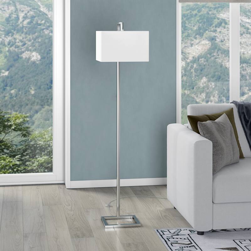 Grayson 68" Tall Floor Lamp with Fabric Shade