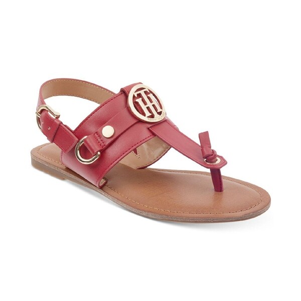 tommy flat sandals