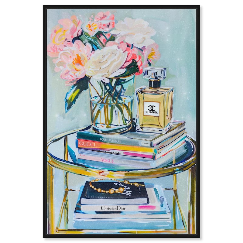 Glass Stand Glam Canvas by Art Remedy - Black - 24" x 36"