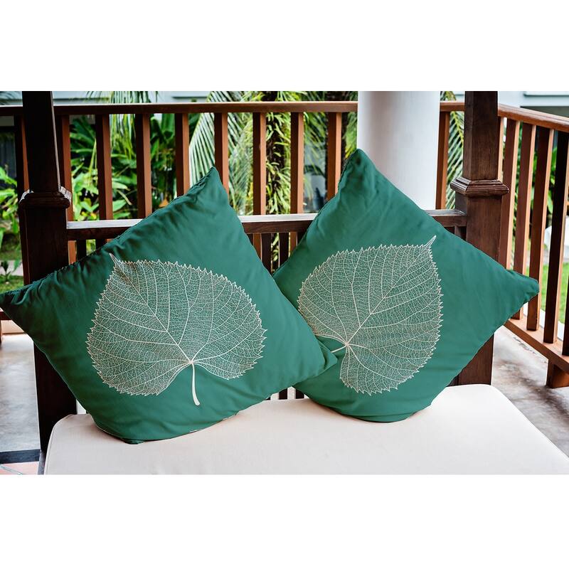 Leaf Study Fall Indoor/Outdoor Throw Pillow