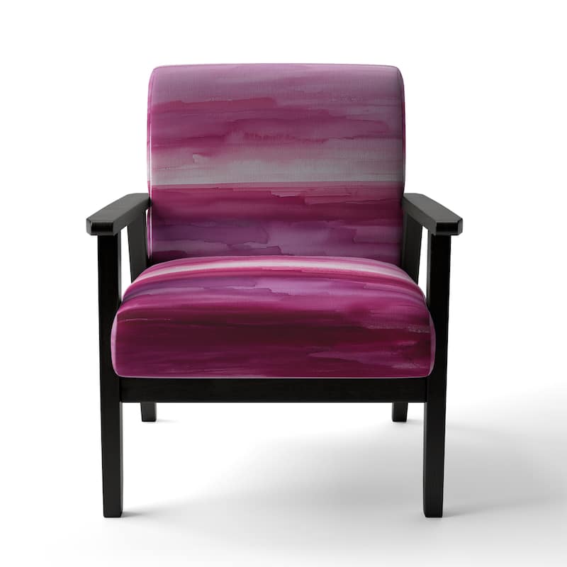 Designart "From the Shore" Upholstered Beach Accent Chair - Nautical & Coastal Arm Chair For Bedroom