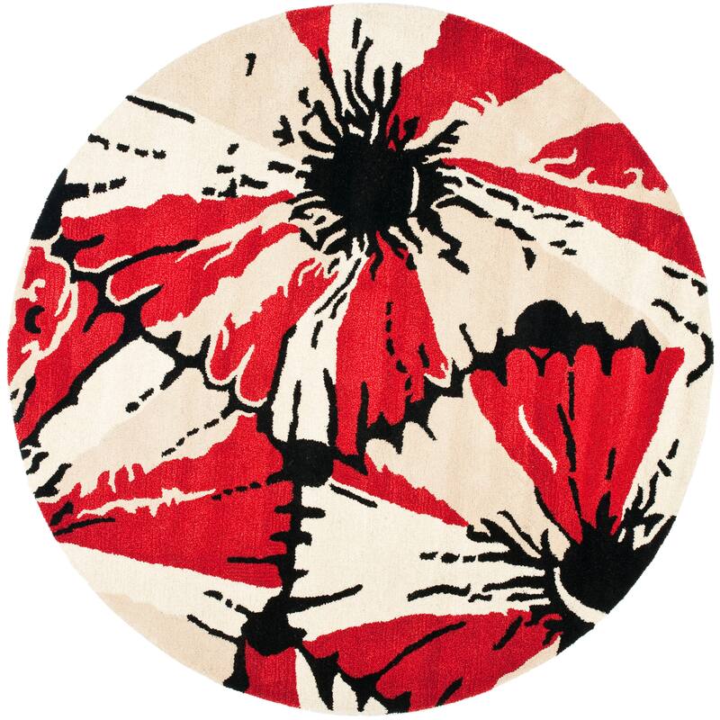 SAFAVIEH Handmade Soho Tyesha Floral N.Z. Wool Rug