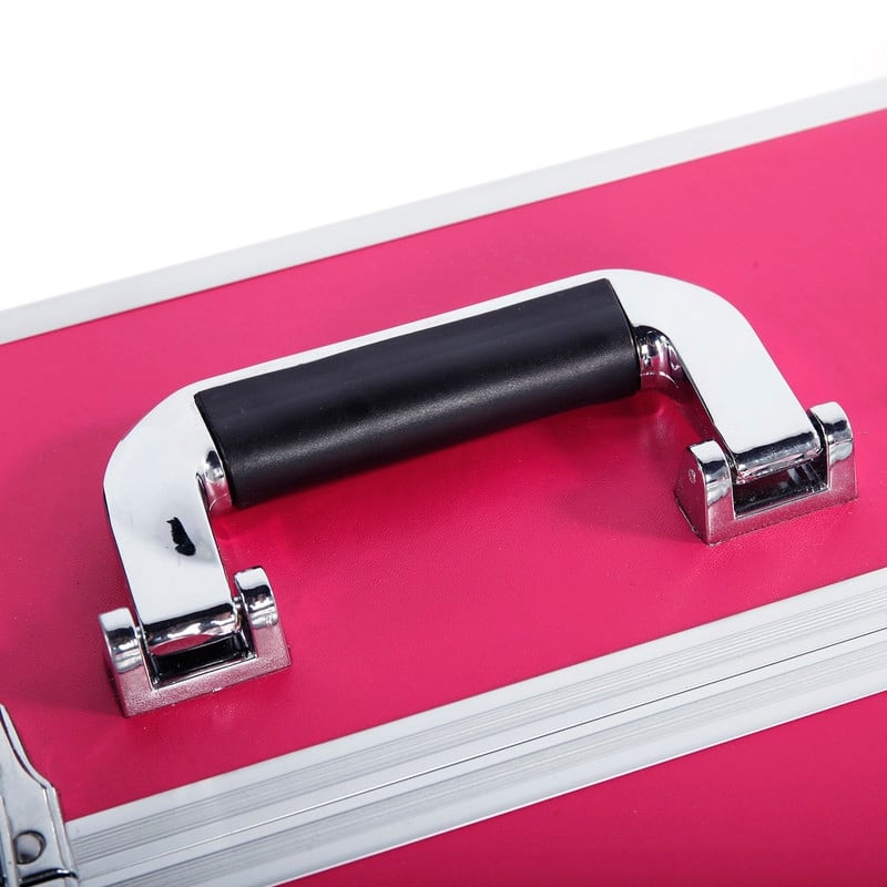 3 in 1 Aluminum Cosmetic Makeup Case Tattoo Box - N/A