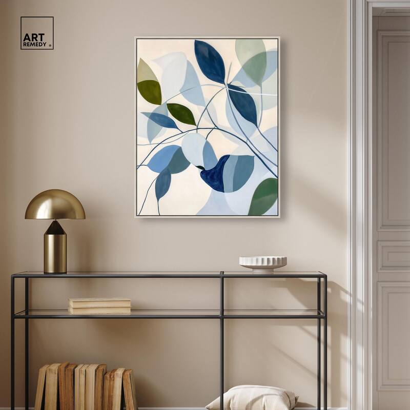 Woven Botanicals I Canvas by Art Remedy