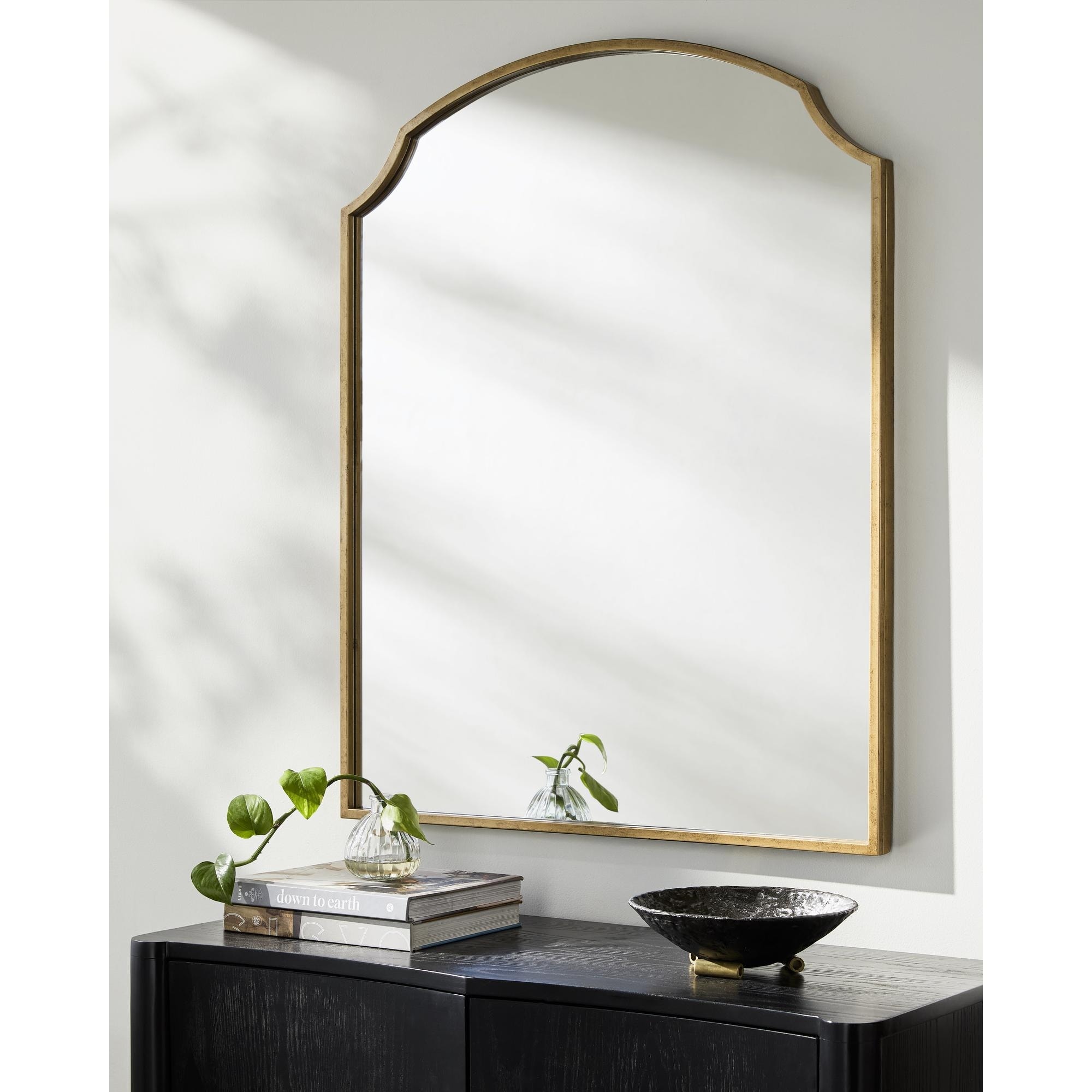 Livabliss Corbin Traditional Mantel Mirror - 36"H x 29"W x 1"D