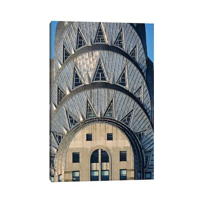 iCanvas "Chrysler Building" by Graffi*Tee Studios Canvas Print