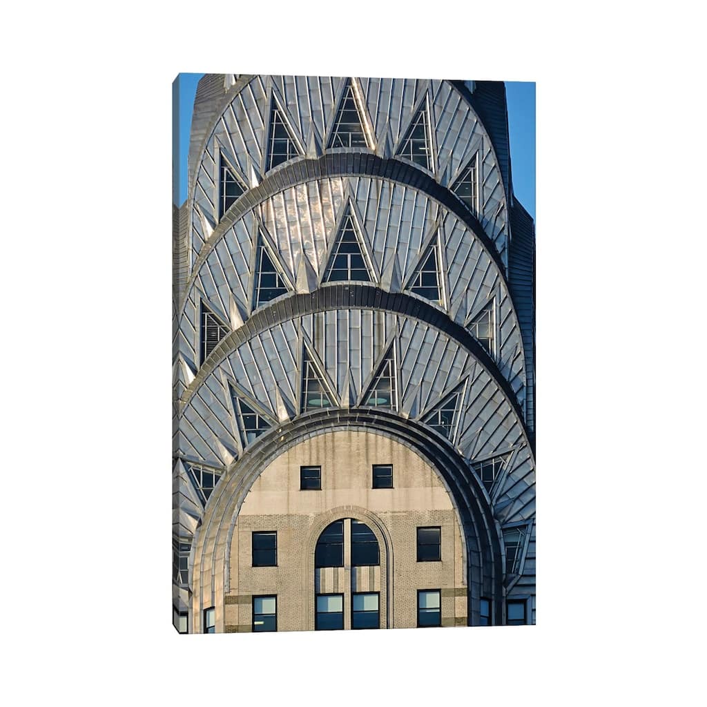 iCanvas "Chrysler Building" by Graffi*Tee Studios Canvas Print
