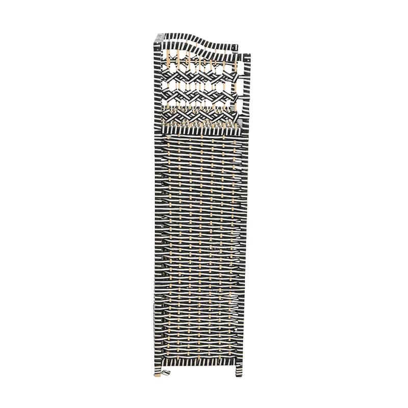 Household Essentials Woven Accent Shelf and Paper Rattan - 11.0"L x 18.9"W x 39.4"H