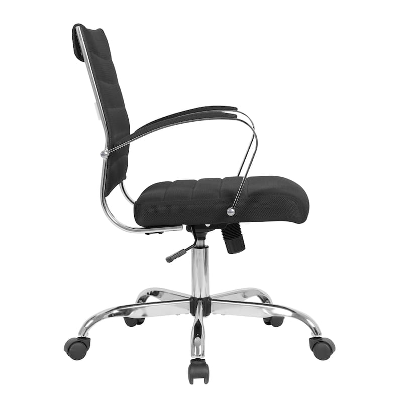 Mesh Office Chair with Adjustable Height, Swivel, and Tilt Benmar Series by LeisureMod