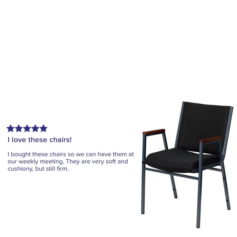 Heavy Duty Stack Chair with Arms
