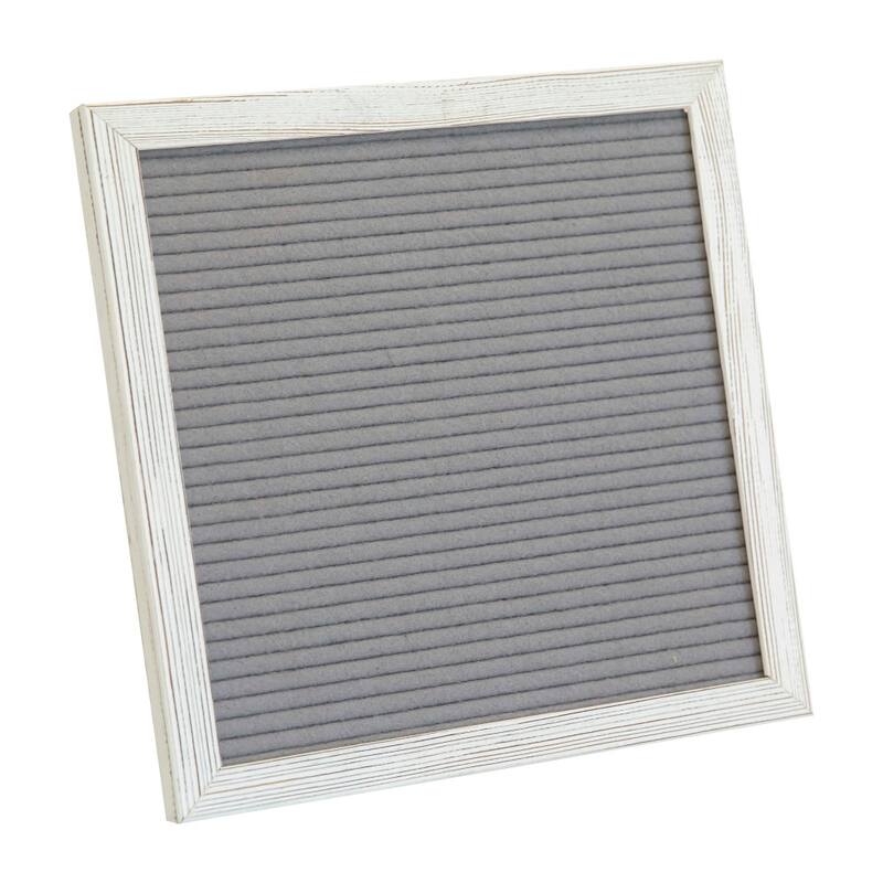 Wood Frame Letter Board with 389 PP Letters and Canvas Carry Bag