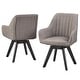 preview thumbnail 5 of 3, Lifestorey Phyllis Swivel Chair (Set of 2)