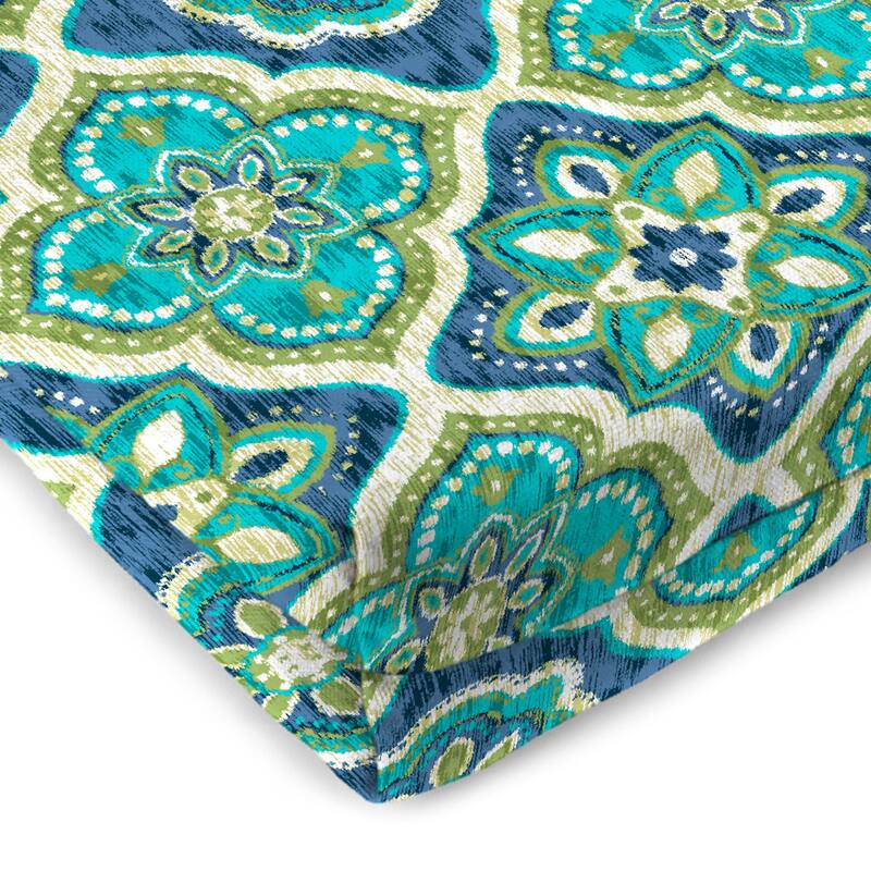 48" x 18" Outdoor Bench Cushion with Ties - 18'' L x 48'' W x 3.5'' H