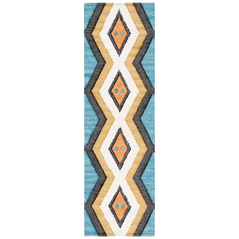 SAFAVIEH Fontana Shag Christina Trellis 2-inch Thick Rug