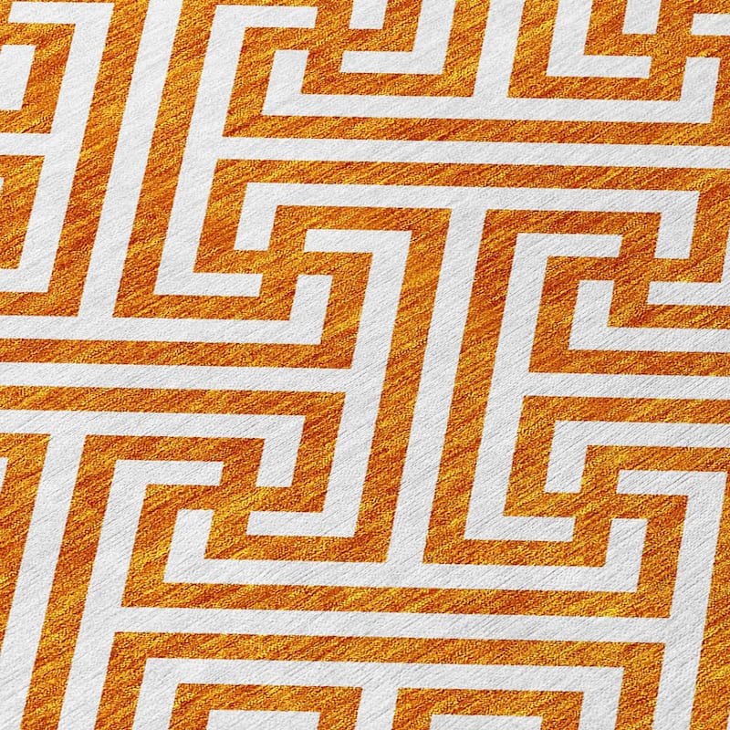HomeRoots Geometric Transitional Rectangle Outdoor Rug