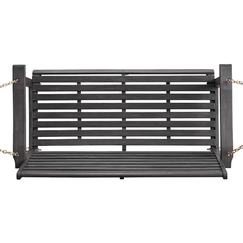 Tasmania Outdoor Aacia Wood Porch Swing by Christopher Knight Home