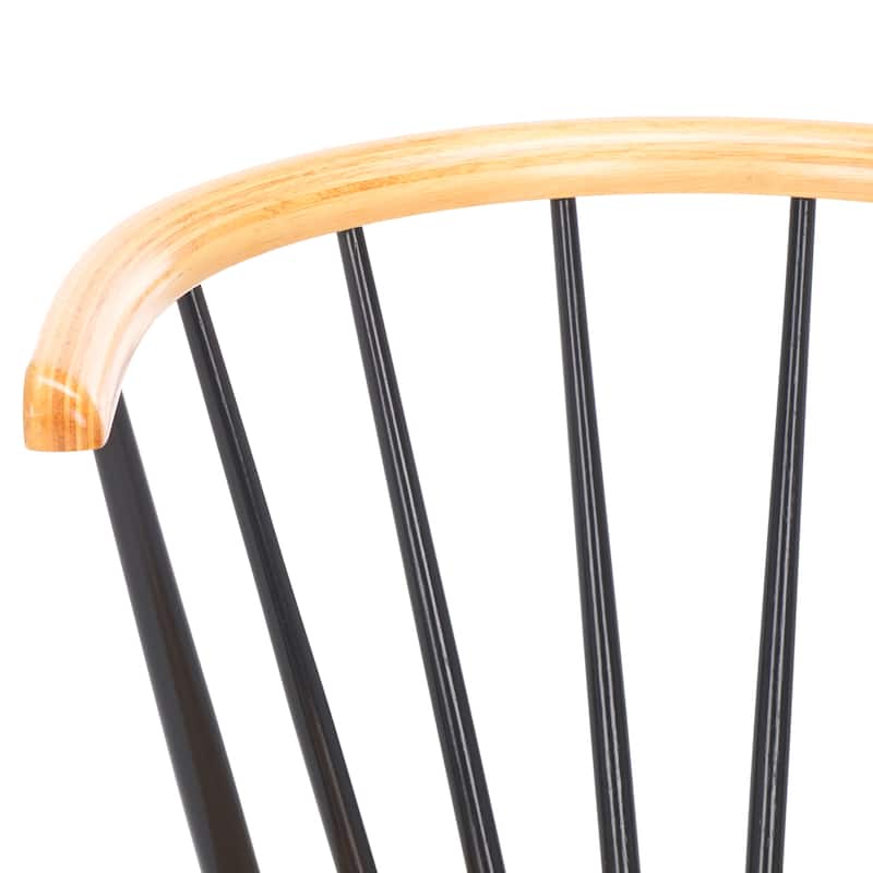 SAFAVIEH Home Blanchard 18-inch Curved Spindle Side Chair [SET of 2] - 21"W x 21"D x 30"H