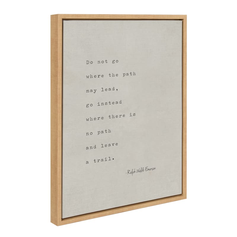 Kate and Laurel Sylvie Emerson Quote by Saint and Sailor Studios - 18x24 - Natural