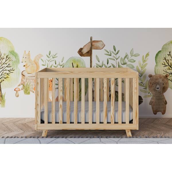 Storkcraft Beckett 3-in-1 Convertible Pine Wood Crib with