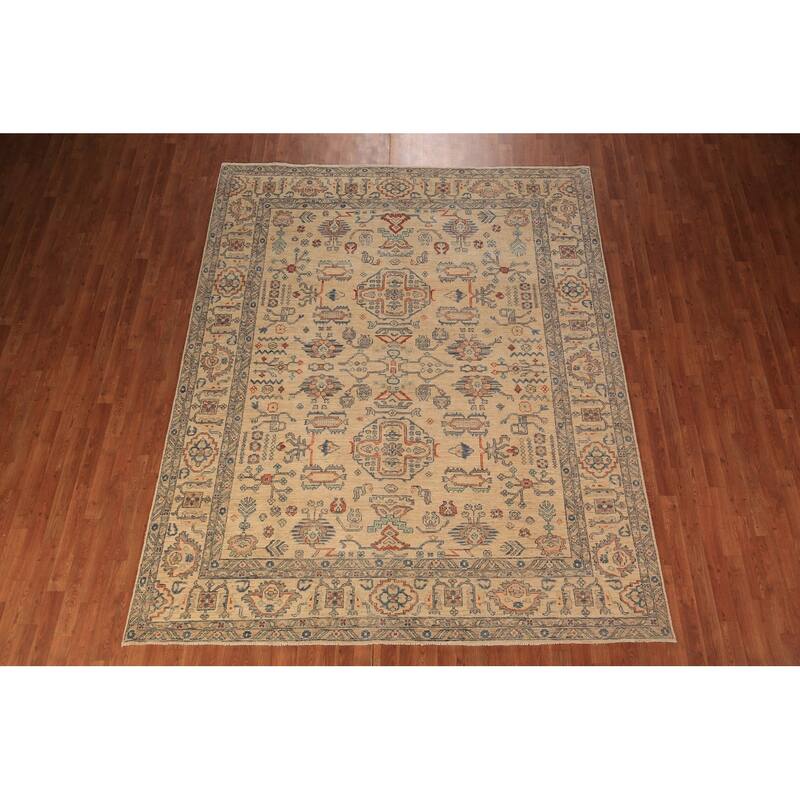 Ziegler Oriental Area Rug Hand-Knotted Wool Carpet - 7'7" x 9'11"