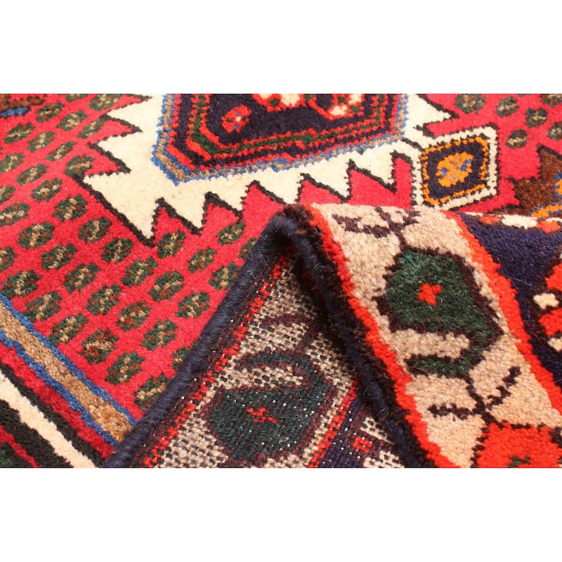 ECARPETGALLERY Hand-knotted Anadol Red Wool Rug - 4'1 x 6'9